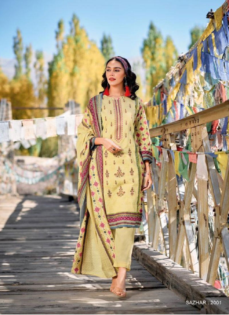 Deepsy Sazhar 2 Cotton Designer Salwar Suits Catalog